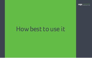 How best to use it
accountants
business cloud
 