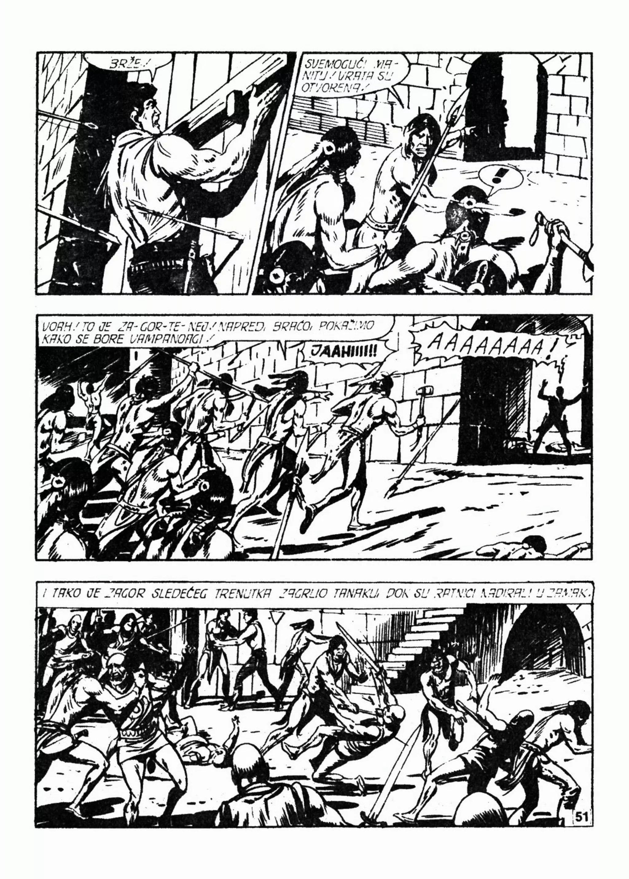 0830. SABLASTI IZ TVRĐAVE