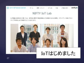 IoTはじめました
 