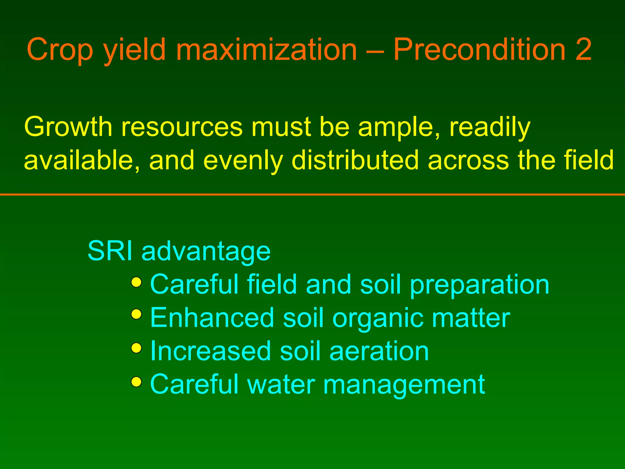 0838 Crop Yield Maximization | PPT