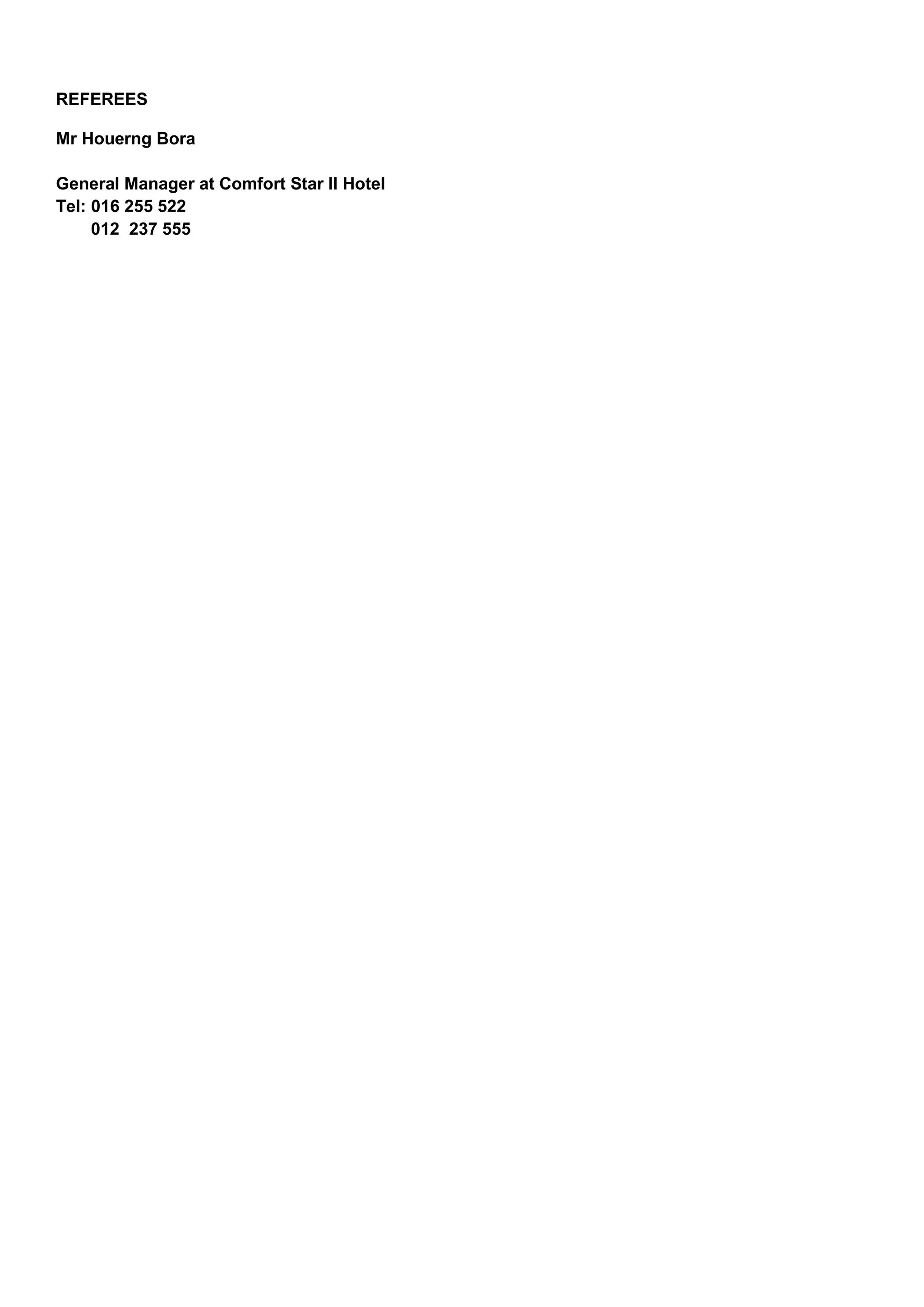 Blank cv pdf business administration business