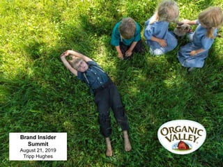 Brand Insider
Summit
August 21, 2019
Tripp Hughes
 