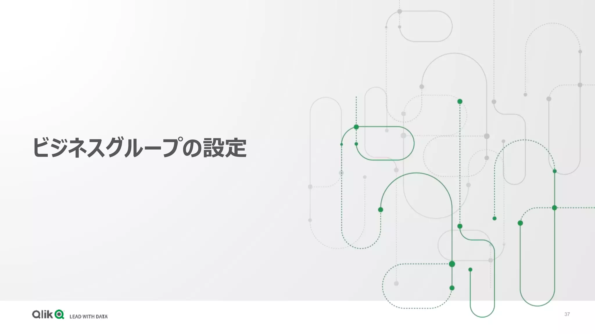 37
ビジネスグループの設定
 