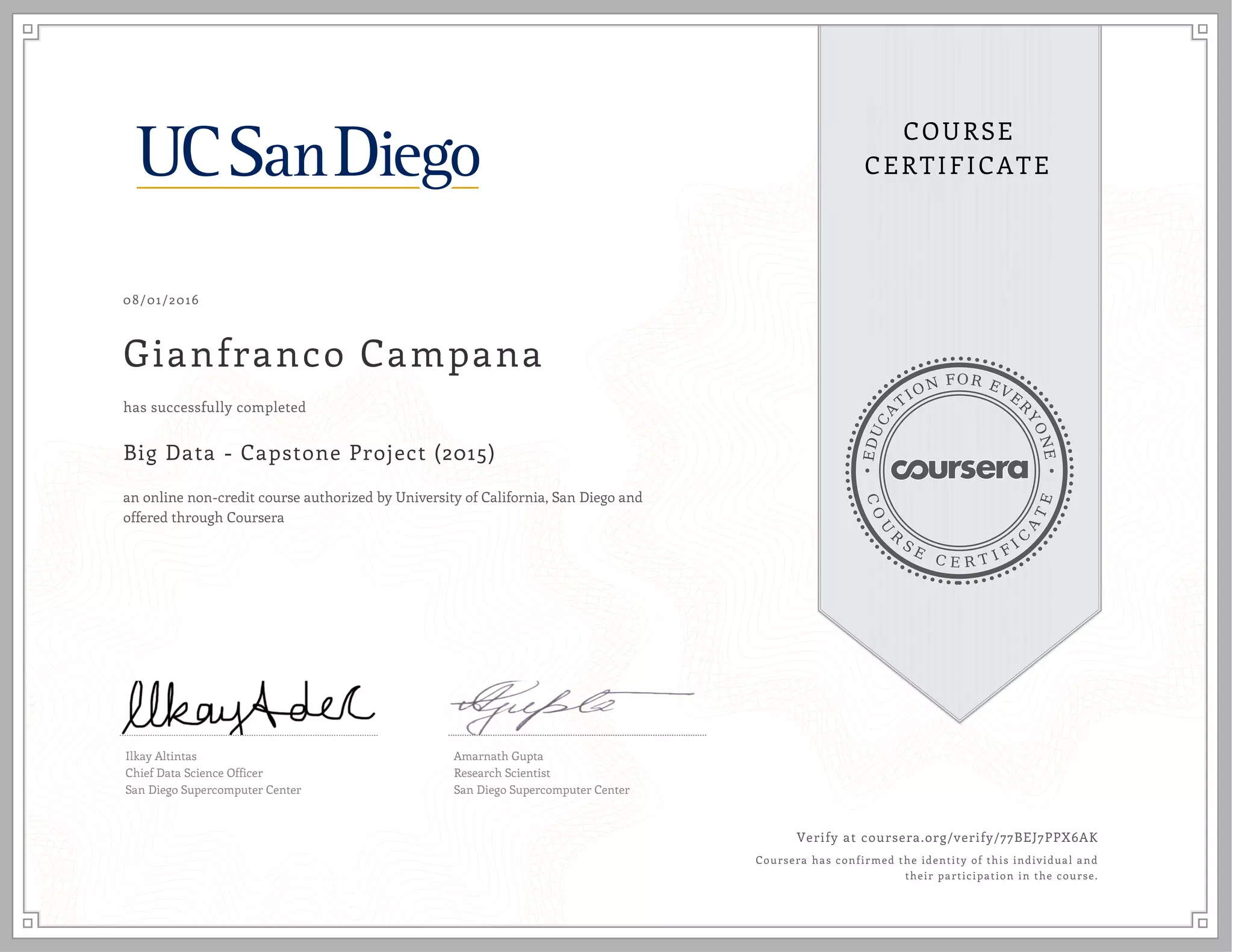 Big Data - Capstone Project 2015pdf | PDF