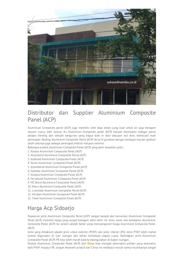 085 105 222 200 harga aluminium  composite panel murah