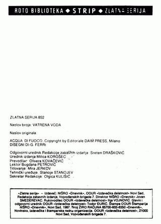 0852. VATRENA VODA
