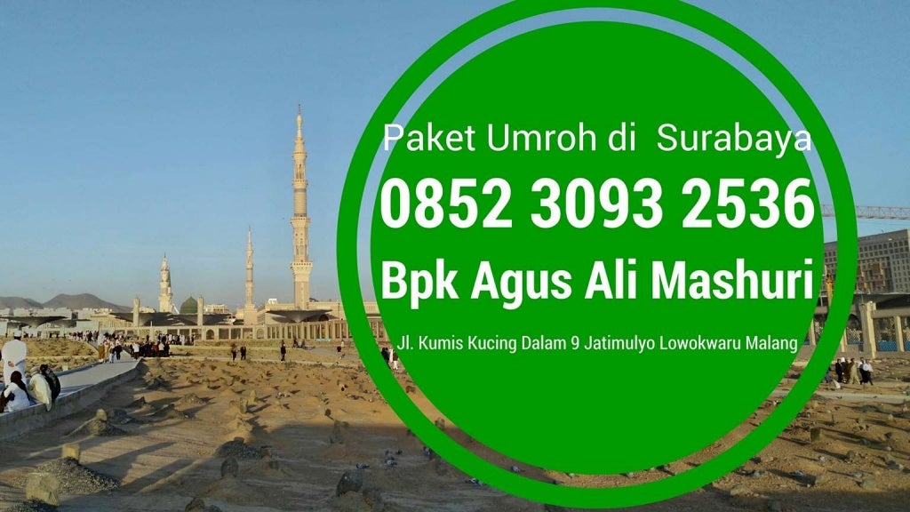 085 3093 2536 (telkomsel), umroh travel surabaya, travel