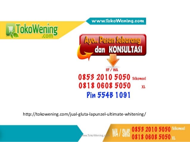 0853 2010 5050 Gluta Lapunzel Cara Konsumsi, Gluta 
