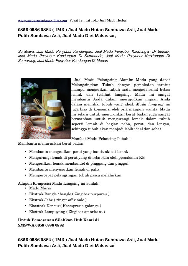 0856 0986 0882 Im3 Jjual Madu Hutan Sumbawa Asli Jual Madu Putih