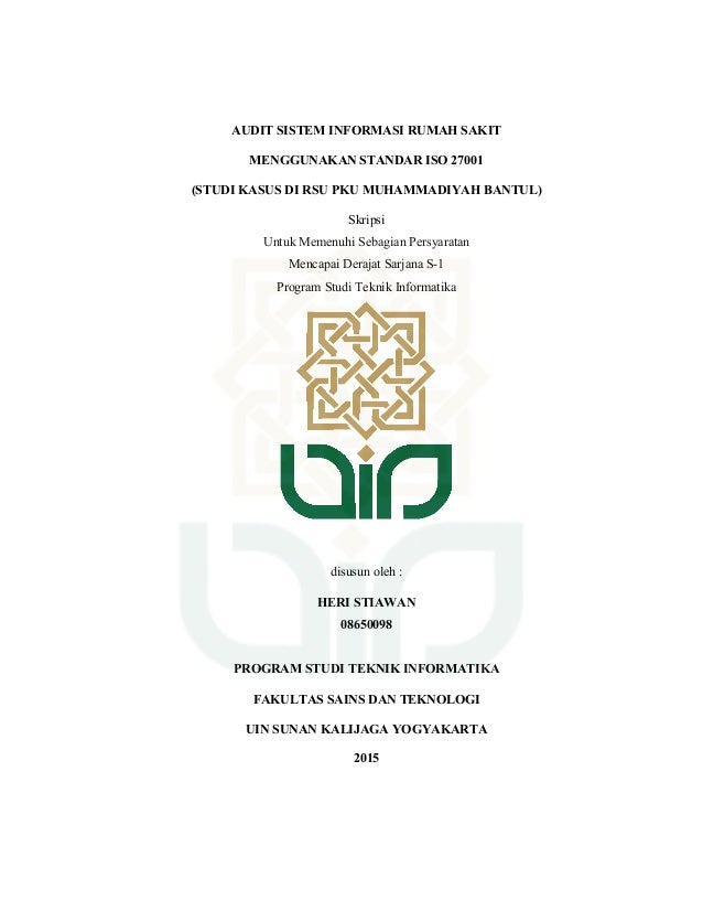 Audit Sistem Informasi Rumah Sakit