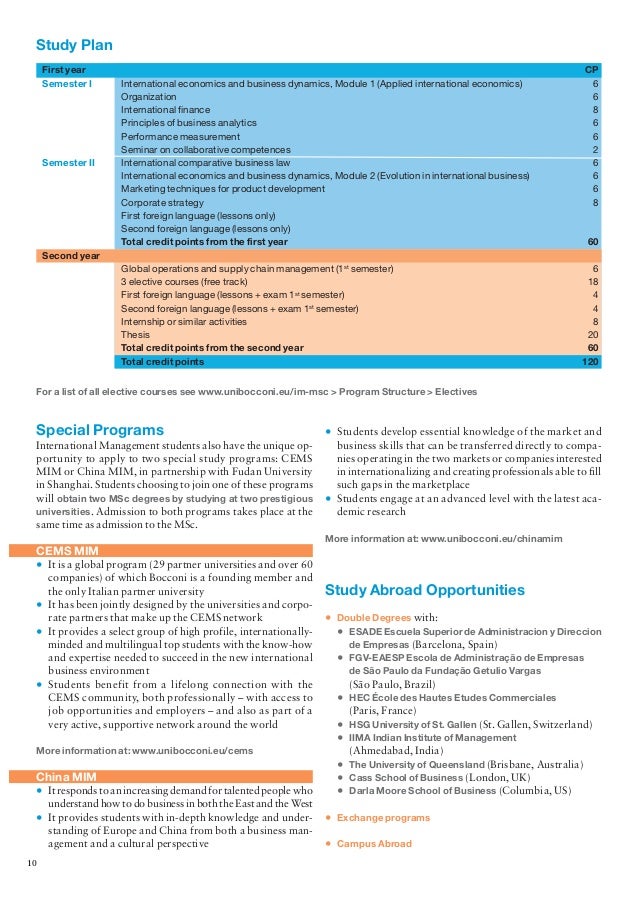 Bocconi master thesis