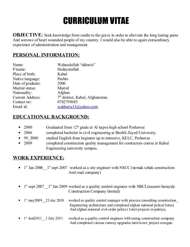 curriculum vitae 1 curriculum vitae order