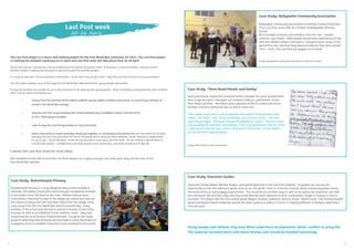 4 5
20-26 April
Last Post week
Young people and children may have direct experience of separation, death, conflict or army life.
The material included deals with these themes and should be handled sensitively.
Butterknowle Primary
Case Study- Butterknowle Primary
Butterknowle Primary is a tiny village primary school located in
Teesdale. The whole school and community got completely involved
in the project from the Head to the cook, children took up brass
instruments, they built a copy of the village war statue and read out
the names of every man who had been killed from the village. They
sang songs from the First World War and the present day. Every
member of the school was dressed in period costumes as was every
member of staff at an exhibition of the children’s work - they had
researched the local history of Buttterknowle. Everyone was really
proud of what they had achieved and the Head is using the project as
a stepping stone to establish long term music-making for the school.
The Last Post project is a music and memory project for the First World War centenary. For 2015, The Last Post project
is marking the Gallipoli centenary on 25 April and Last Post week will take place from 20-26 April.
Across the country, communities will be holding Last Post events during this week. A tea party, a school assembly, a special concert –
whether simple or spectacular-everyone is welcome to join the Last Post project.
It is easy to take part: choose someone to remember – share their story at your event – play the Last Post for them on any instrument.
The 2015 pack explores some of the ways the First World War affected families, young people and schools.
A range of activities are suitable for use in the classroom or for working with young people. There are briefings and worksheets with activities
which can be copied and handed out
	 •	 Choose from the activities which explore Gallipoli, young soldiers, families and schools, or research your family’s or
		 school’s First World War heritage
	 •	 Sing the Last Post songs including the Turkish Gallipoli song ‘Çanakkale Turküsü’ and the UK hit
		 of 1915 ‘Pack up your troubles’
	 •	 Learn to play the Last Post yourselves on any instrument
	 •	 Hold a class event or school assembly, family get together, or community event during the Last Post week (20-26 April) 	
		 and play the Last Post yourselves for one of the people whose story you have explored. Small, medium or large events 	
		 it’s up to you – all are welcome. Invite the community to share your Last Post week. We are making a special effort to 	
		 include older people – grandparents and older people in the community, care home residents and Age UK.
Contact the Last Post team for more ideas.
One hundred schools will receive free Last Post plaques as a legacy and you can share your story via the Lives of the
First World War website.
Case Study- Ballywalter Community Association
Ballywalter Community Association in Northern Ireland held their
2014 Last Post event with the children of Ballywalter Primary
School.
BCA provided costumes and artefacts from the war – medals,
uniforms, gas masks. Older people shared their experiences of war
with the children before a tea dance. Everyone learnt songs of the
period from the Last Post Song book and dances that were popular
1914 - 1918. The Last Post was played on the flute.
Case Study -“Penn Road friends and family”
Nancy Buchanan shared the treasured letters between her great-grandmother
Dora Lloyd and Dora’s teenaged son Frederick, Nancy’s grandfather, at the
Penn Road Last Post. The letters give a glimpse of life in London and of the
family’s concerns during the war, as well as some fun:
“Two soliders went into a café in Salonika and ordered Turkey without any
Greece. The waiter said, “Sorry, gentlemen, but I cannot Servia”. The men
were very annoyed, “Please go and get the Bosphorus, waiter.” The boss came
and grasping the situation said politely, “I am sorry, gentlemen, and of course
I don’t want to Russia, but I cannot allow you to Roumania.” So the soldiers
got up and went away Hungary.”
Case Study-Towcester Guides
Towcester Guides leader, Michele Rogers, sees global potential in the Last Post Gallipoli: “As guiders we can see the
opportunity to link into talking to guide units across the world. There is a massive amount about contacting guides across
the world online at www.wagggs.org/en/home.  This would be an excellent way for girls to recognise the important role that
the movement did and does play and they could directly share experiences with counterparts maybe in Turkey or even in
Australia. The project also fits into several guide badges-Guiding Traditions, World Cultures, World Issues, The Commonwealth
Award and Baden Powell Challenge awards (for older guides)-as well as a Go For It (slightly different to Badges) called Blast
from the past.”
Image: With thanks to Nancy Buchanan
Image: Ballywalter Community Association in Northern Ireland
 