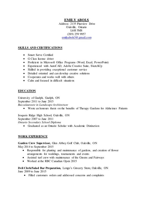 Resume Sept 2015
