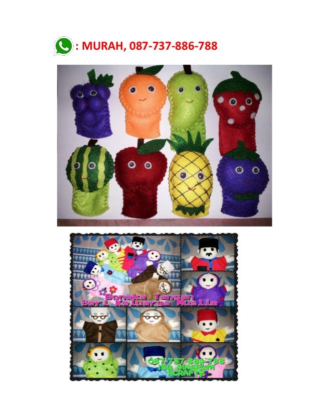 Wa 087 737 886 788 Produsen Boneka Jari Hewan Dari Kain Flanel Di As
