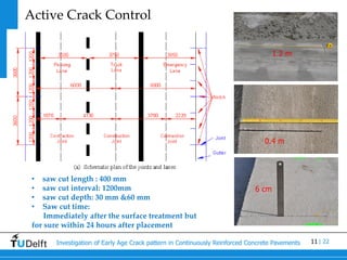 Crack Control 087 active crack control of continuously reinforced concrete pavements ...