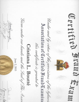 CFE Certificate