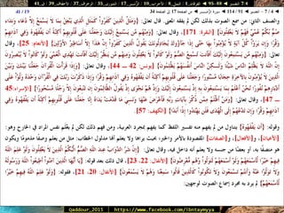088 095 ◄ التفسير ◄ الفرقان - النمل - الأحزاب - الزُّمَــر - الشورى - الزخرف - الأحقَاف - ق
