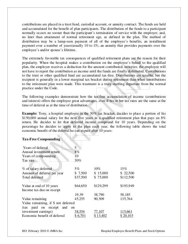 Tax implications of selling employee stock options