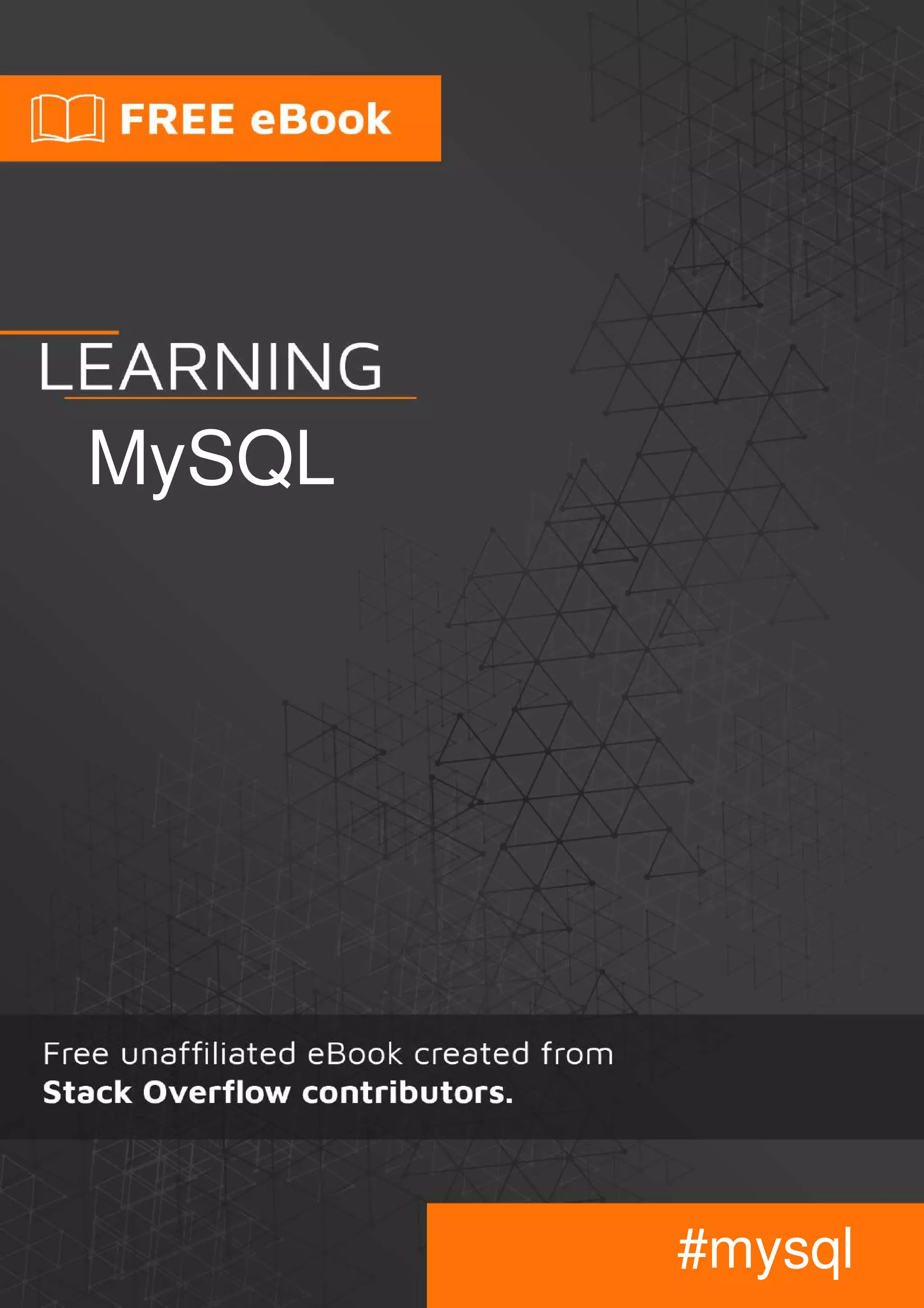 MySQL
#mysql
 