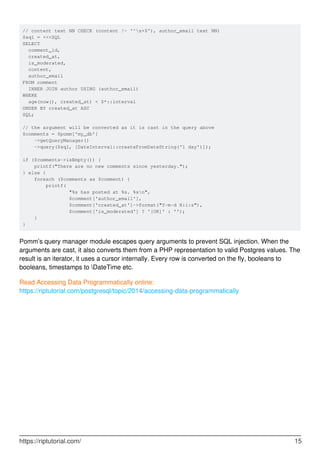 Learning postgresql | PDF