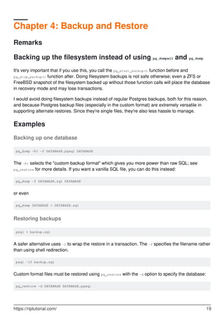 Learning postgresql | PDF