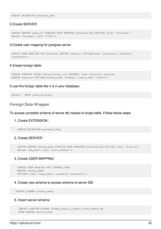 Learning postgresql | PDF