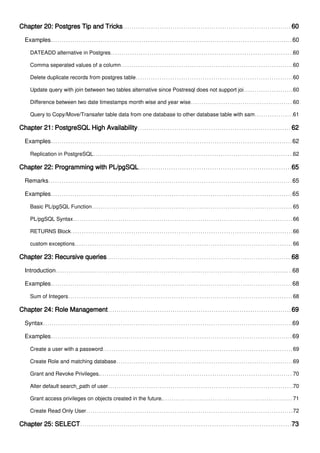 Learning postgresql | PDF