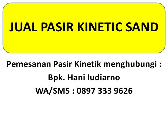 harga kinetic sand