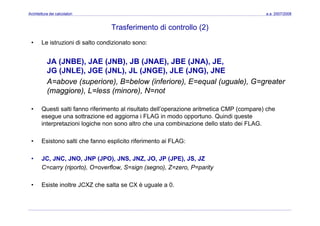 Architettura dei Calcolatori 08 Assembler