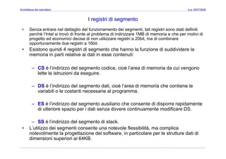 Architettura dei Calcolatori 08 Assembler