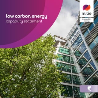 low carbon
energy
lowcarbon energy
capability statement
 