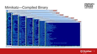 10
Mimikatz—Compiled Binary
 