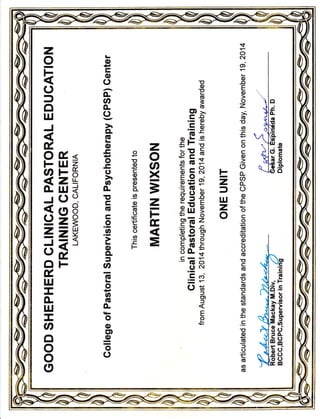 CPE 2 Certificate