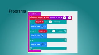 Acelerometro en la microbit para trabajar en | PPTX