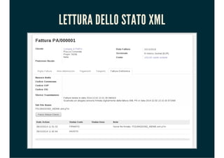 LETTURA DELLO STATO XML
 