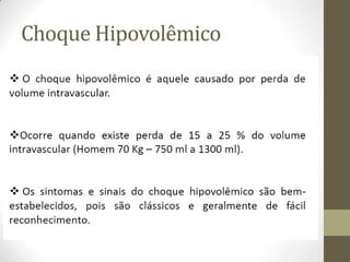 Choque Hipovolêmico

 