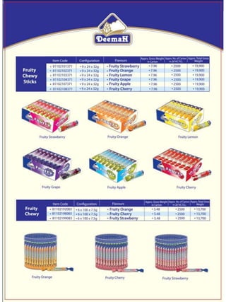 CANDY - DEEMAH PRODUCT CATALOG