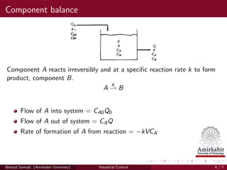 Component Balance Industrial Control Systems - Chemical Systems | PDF