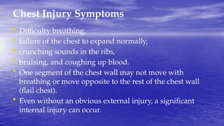 08 Chest Injuries.pptx learning notes for school | PPTX