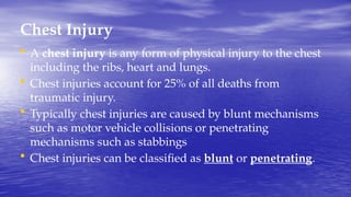 08 Chest Injuries.pptx learning notes for school | PPTX
