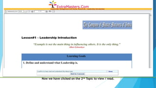 Now we have clicked on the 2nd Topic to view / read.
 