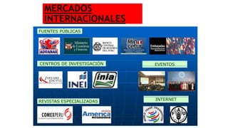 MERCADOS
INTERNACIONALES
 