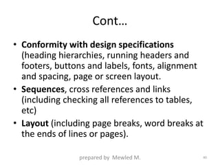Creating Technical documentation | PPTX