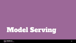 Model Serving
31
 