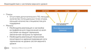 разработка по для терминалов