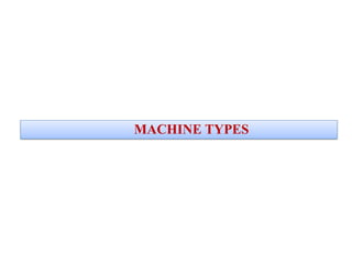 MACHINE TYPES
 