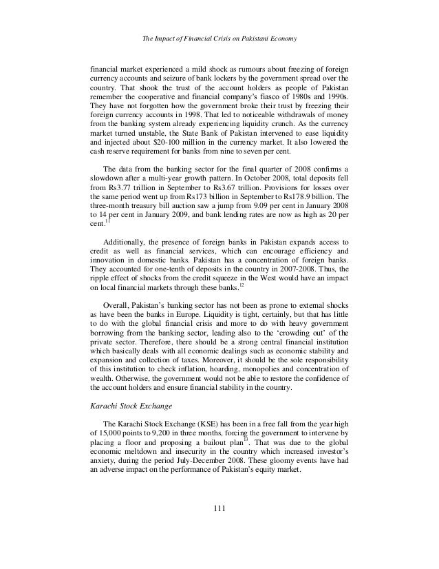 impact of the credit crisis We then use a quasi-experimental research design to identify the impact of bank credit “the impact of the financial crisis on uk company performance. impact of the credit crisis We then use a quasi-experimental research design to identify the impact of bank credit “the impact of the financial crisis on uk company performance.