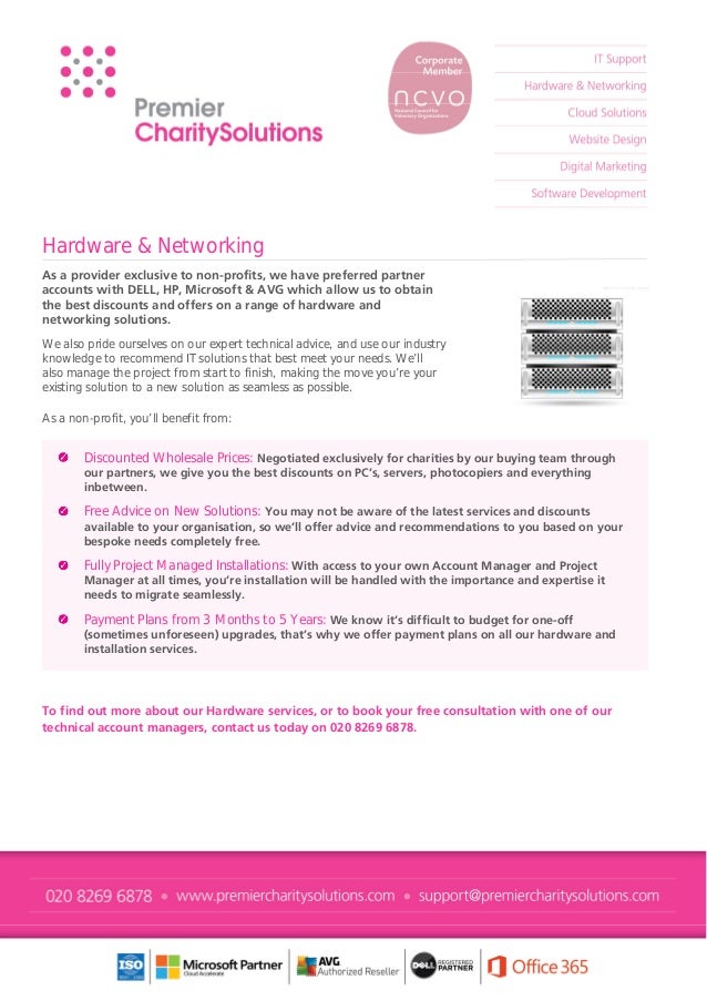 Premier Charity Solutions Services Brochure