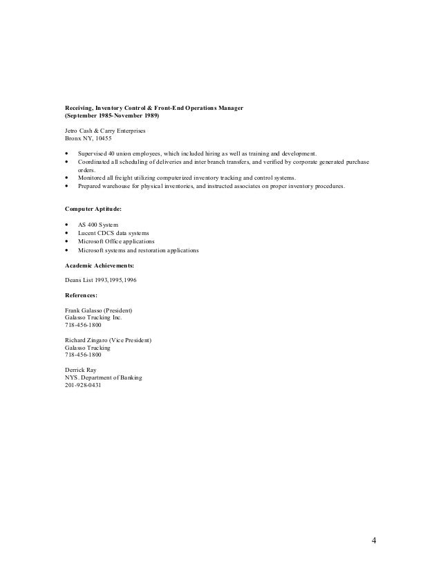 inventory control cover letter